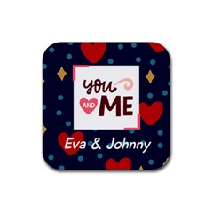 Love Type - Rubber Coaster (Square)