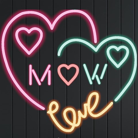 Personalized Love Heart Couple Initial By Joe Front