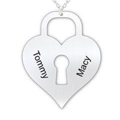Personalized 2 Names Heart Locker