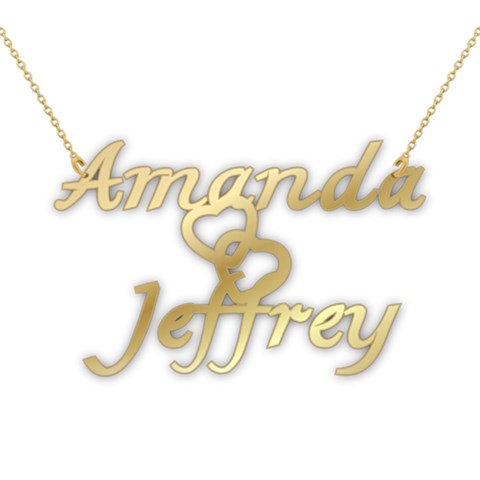 Personalized Couple Heart Name By Joe Front