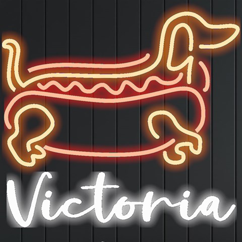 Personalized Hotdog Name By Joe Front