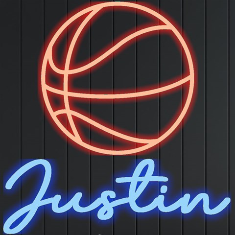Personalized Basketball Name By Joe Front
