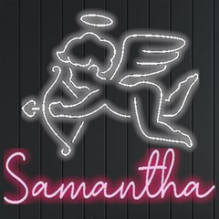 Personalized Angel Cupid Name - Neon Signs and Lights