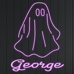 Personalized  Ghost Halloween Name - Neon Signs and Lights