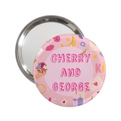 Personalized Couple Lover Valentine Name - 2.25  Handbag Mirror