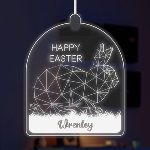 Personalized Name Easter Bunny Rabbit By Wanni Front