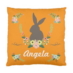 Personalized Easter Rabbit Name - Standard Cushion Case (One Side)