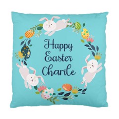 Personalized Easter Rabbit Name - Standard Cushion Case (One Side)