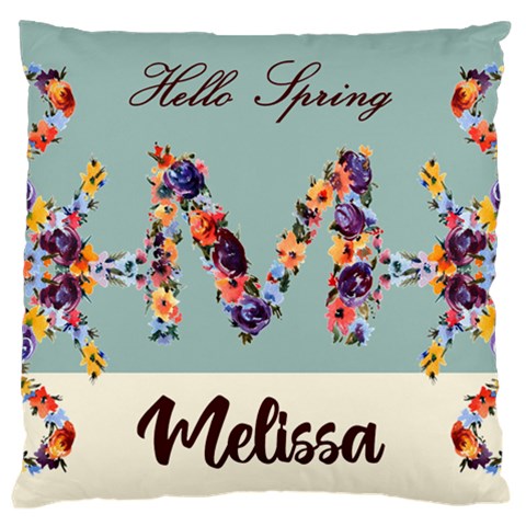 Personalized Spring Easter Floral Initial Name By Joe Front