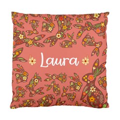 Personalized Spring Easter Rabbit Name - Standard Cushion Case (One Side)