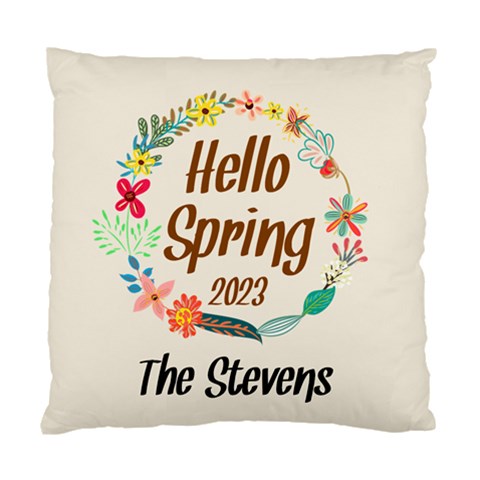 Personalized Hello Spring Family Name By Joe Front