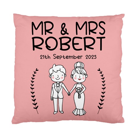 Personalized Wedding Illustration Family Name By Joe Front