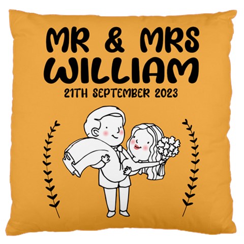 Personalized Wedding Illustration Family Name By Joe Front