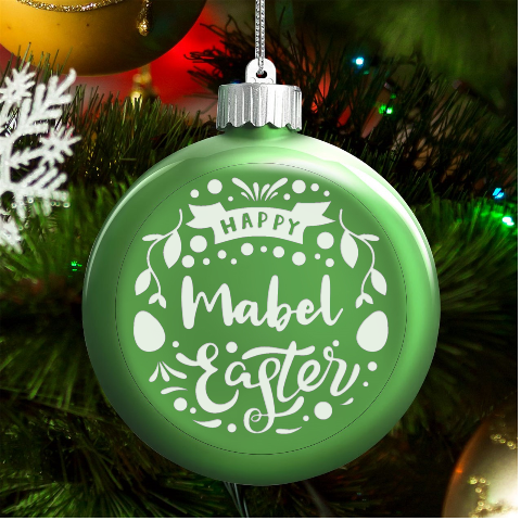 Personalized Easter Day Rabbit Egg Name By Joe Front