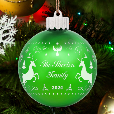 Personalized Christmas Family Name By Joe Front