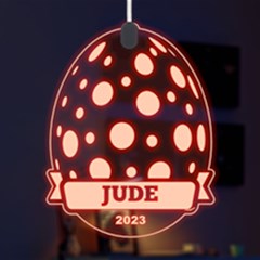 Personalized Name Easter Pattern 4 - LED Acrylic Ornament