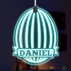 Personalized Name Easter Pattern 8 - LED Acrylic Ornament