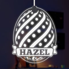 Personalized Name Easter Pattern 14 - LED Acrylic Ornament