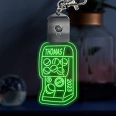 Personalized Name Gacha Machine - LED Key Chain