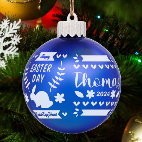 Personalized Easter Day Rabbit Egg Name By Joe Front