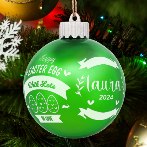 Personalized Easter Day Rabbit Egg Name By Joe Front