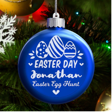 Personalized Easter Day Rabbit Egg Name By Joe Front