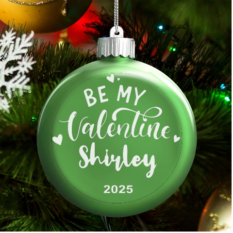 Personalized Be My Valentine Name By Joe Front