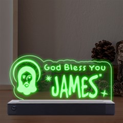 Personalized Name God Bless You - LED Acrylic Message Display