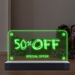 Personalized Any Text3 - LED Acrylic Message Display