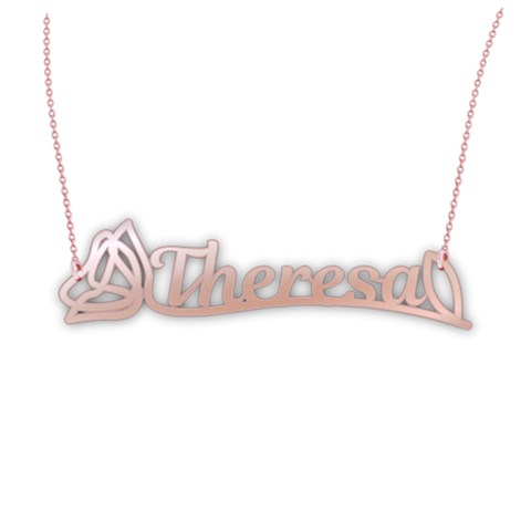 Personalized Name Flower Line By Oneson Front