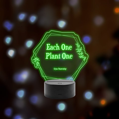 Personalized Text Flower Frame By Oneson Front