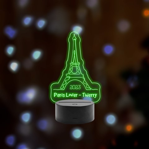 Personalized Name Eiffel Tower By Oneson Front