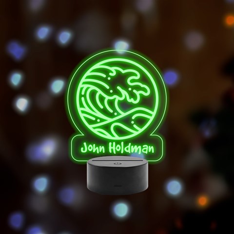 Personalized Name Wave Graphic By Oneson Front