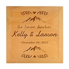 Personalized Couple Wedding Mountain Name