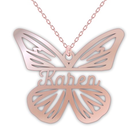 Personalized Name Butterfly By Oneson Front