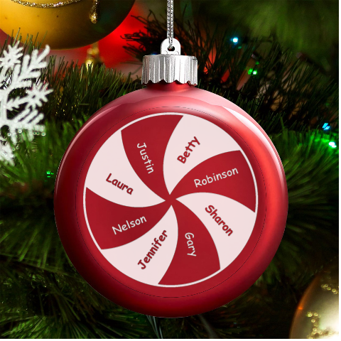 Personalized Family Name Circle By Oneson Front