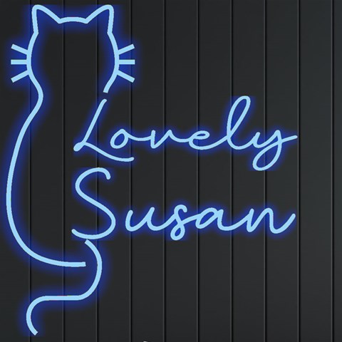 Personalized Cat Silhouette Name By Joe Front