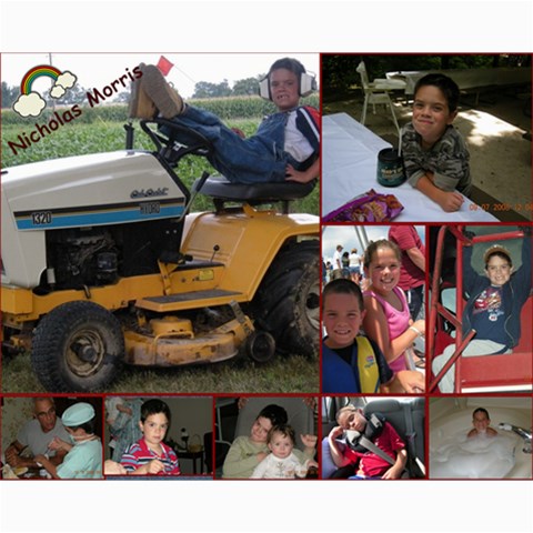 Hiawassee, Grandkids Collage By Leanna 10 x8  Print - 3