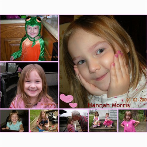 Hiawassee, Grandkids Collage By Leanna 10 x8  Print - 4