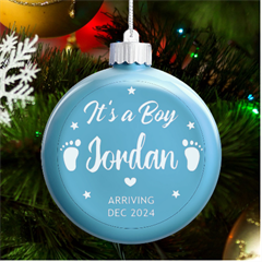 Personalized It - LED Glass Round Ornament