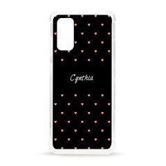 Personalized Name Heart Pattern(Black) (24 styles) - Samsung Galaxy S20 6.2 Inch TPU UV Case