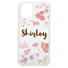 Personalized Floral Name - iPhone 12 mini TPU UV Print Case	