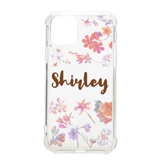 Personalized Floral Name - iPhone 11 Pro 5.8 Inch TPU UV Print Case