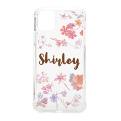 Personalized Floral Name - iPhone 11 Pro Max 6.5 Inch TPU UV Print Case