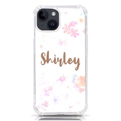 Personalized Floral Name - iPhone 14 TPU UV Print Case