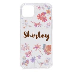 Personalized Floral Name - iPhone 14 Plus TPU UV Print Case