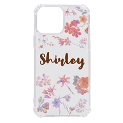Personalized Floral Name - iPhone 13 Pro Max TPU UV Print Case