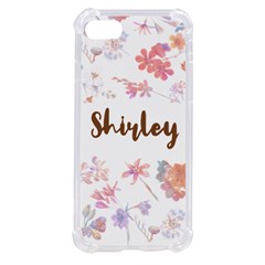 Personalized Floral Name - iPhone  SE (3rd generation) TPU UV Print Case
