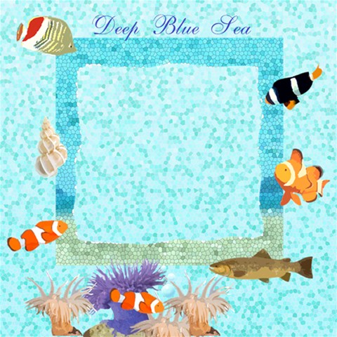 Deep Blue Sea By Suweeriya 12 x12  Scrapbook Page - 14