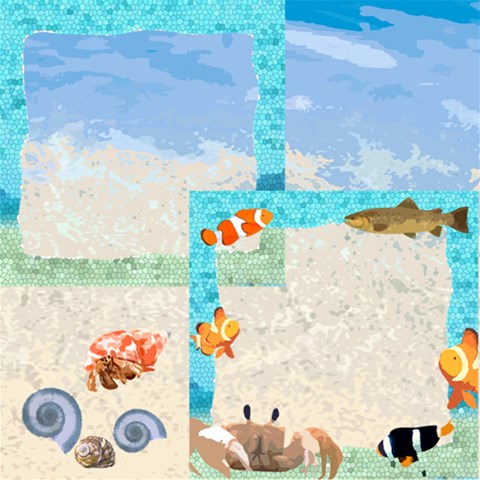 Deep Blue Sea By Suweeriya 12 x12  Scrapbook Page - 16